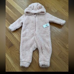 Old Navy Soft Pink Fleece Footie